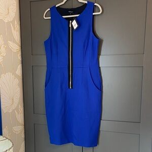 Nanette Lepore Royal Blue Mini Dress with Zipper